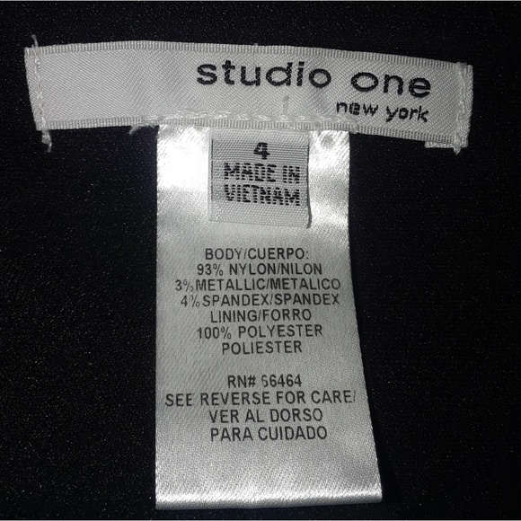 Black gold sequin dress - Picture 3 of 4